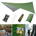 thumbnail image 3 of Bâche de Tente, Grande Bâche Imperméable, protection de Randonnée, Toile de Sol, Toit Vert, 3 of 8