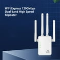 thumbnail image 6 of Xecvkr Wireless Dual Band WiFi Extender 2.4/5GHz Network Booster Antenna Long Range Signal Amplifier Repeater Mode 1 Pack Black, 6 of 9