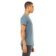 thumbnail image 3 of Bella  Canvas Unisex Crew Neck Triblend Short Sleeve Tee, L, Denim Triblend, 3 of 3