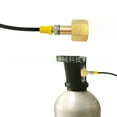 thumbnail image 4 of SodaStream DUO/TERRA Compatible Gas Pipe Adapter with Large Bottle Connection – 60-inch European W21.8-14 Fitting, Gold Finish – Durable, Easy to Install Connector for Enhanced Soda Machine, 4 of 5