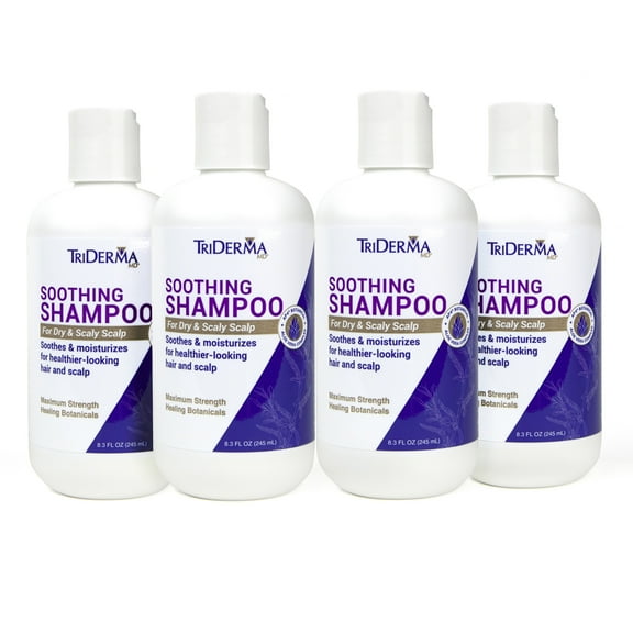 TriDerma Soothing Shampoo Value 4-Pack