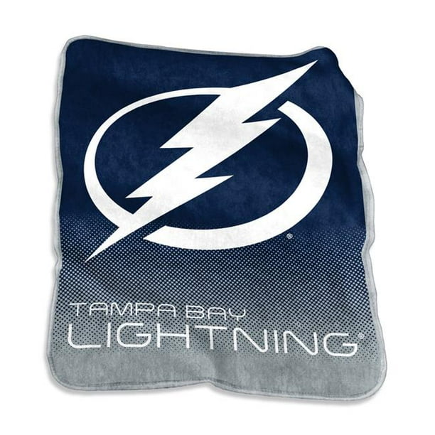 Logo Brands 827-26A Tampa Bay Lightning Raschel Throw