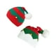 thumbnail image 1 of wonima02 Christmas Hat Knitted Elf Hat Xmas Stripe Hat with Bell Thicken Velvet Xmas Hat for Adults Women Man, 1 of 1