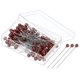 thumbnail image 1 of Uxcell Alfileres de Coser, Alfiler Recto de 1.5 Pulgadas con Cabeza de Perla Plástica, Marrón Claro, Paquete de 100, 1 of 6