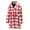 656, variant on Red Argyle Pattern Women Bathrobe One Size Univeral Fits, Checkered Caro Plaid Tartan Fashion Lightweight Plush Fleece Long Robe For Women