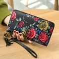thumbnail image 2 of Qarigey Cartera de cuero para mujer, monedero para llaves, tienda escolar, moda Vintage, monedero, organizador de tarjetas de crédito, bolsillo con Carteras Tipo 1 Qarigey AP012762-01, 2 of 6