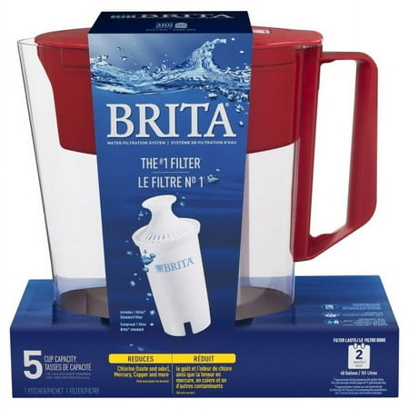 CLOROX SALES CO BRITA DIV Brita SOHO Pitcher Red 36090