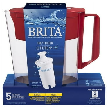 Brita Water Filtration System Color Series Pitcher, 1