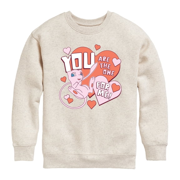 Pokemon - You One For Me - Youth Boys Crew Fleece Sweatshirt
