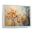 thumbnail image 2 of Designart "Glowing Embers Maple Trees wall art III" Floral Floater Framed Wall Decor, 2 of 7