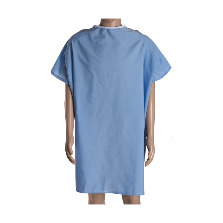hospital blue dress DMI Easy Access Snap Gown, Collection:Dress+Bandage