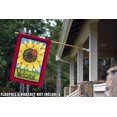 thumbnail image 4 of 109583 Toland-Sunflower Lady-Decorative Yellow Welcome Summer Ladybug USA-Produced House Flag, 4 of 5