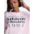 thumbnail image 4 of No Boundaries Boxy Cropped Graphic Tee, Women's and Women's Plus XXS-4X, 4 of 5