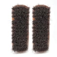 thumbnail image 1 of Lot de 2 brosses à chaussures en bois et crin de cheval pour l'entretien du cuir, la protection, le graissage, le polissage (type D), 1 of 4