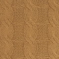 thumbnail image 3 of Mina Victory Life Styles Cotton Knitted 18"x18" Indoor Throw Pillows Set of 2 GOLD, 3 of 6