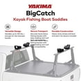 thumbnail image 2 of Yakima BigCatch Kayak Fishing Boat Saddles for Roof Racks and Trailers, Black, 2 of 12