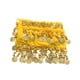 thumbnail image 3 of Falda de lentejuelas con cortina de cadera para danza del vientre de mascotas, disfraces ligeros para cachorros de diseñador Amarillo, 3 of 8