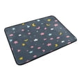 thumbnail image 6 of Colorful Stars and Moons Bathroom Accessory Sets Waterproof Shower Curtain with Anti-Slip Bath Mat Durable Combo, 6 of 7