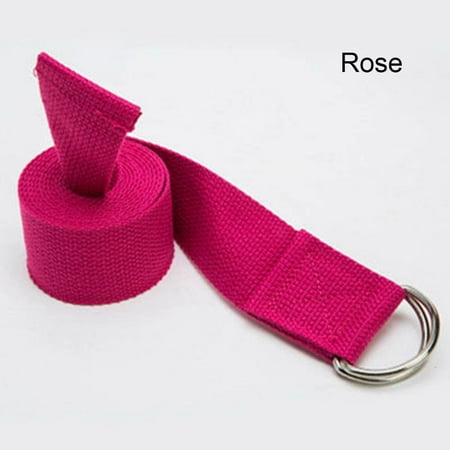 Adjustable Resistance Bands Figure Waist Leg Multi-Colors Exercise Gym Rope Yoga Stretch Strap D-Ring Belt Women Fitness Accessories ROSE