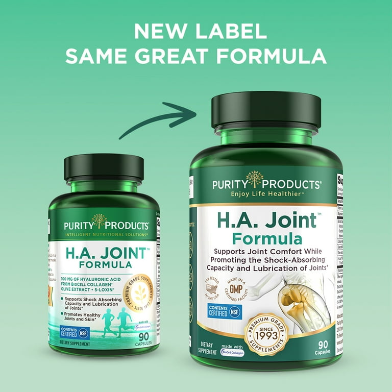 Purity Products Ultimate HA 2X90Ct - Collagen, Quercetin & Hyaluronic Joint Support