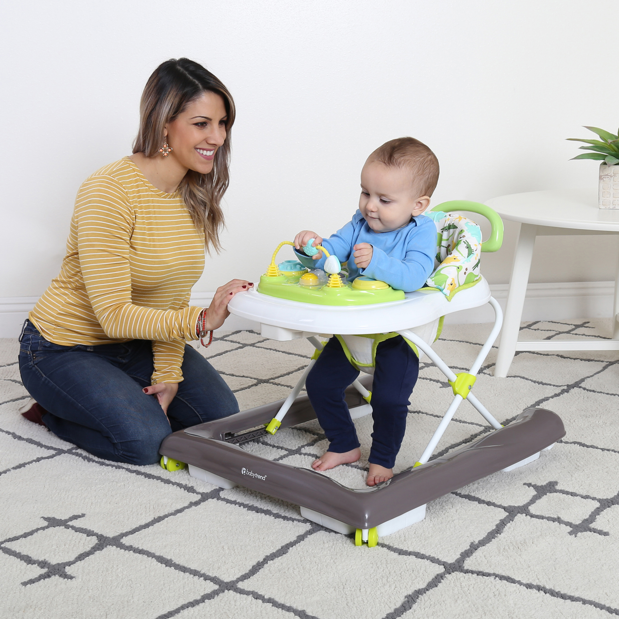 Smart Steps by Baby Trend 4.0 Activity Baby Walker with Removable Toy Tray, Dino Buddies - Unisex - image 4 of 13