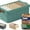 Green, variant on Underbed Storage Containers - Clear Top Fabric Bag, Foldable Organizer with Zipper Lid, Breathable Large Capacity Bin | Handles for Easy Access, Space Saving Closet Solution, Clothes Blankets Towels