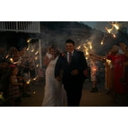 Wedding Sparklers- 100 Sparklers-20 Inch- Length- Gold Wire- Used For Wedding Exits and Send Offs-20 Packs of 5
