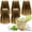 Brown, variant on Clear Green Plastic Cups – Disposable Cocktail/Stemless Wine Glasses for Parties, Weddings, Graduations, Birthdays, World Cup