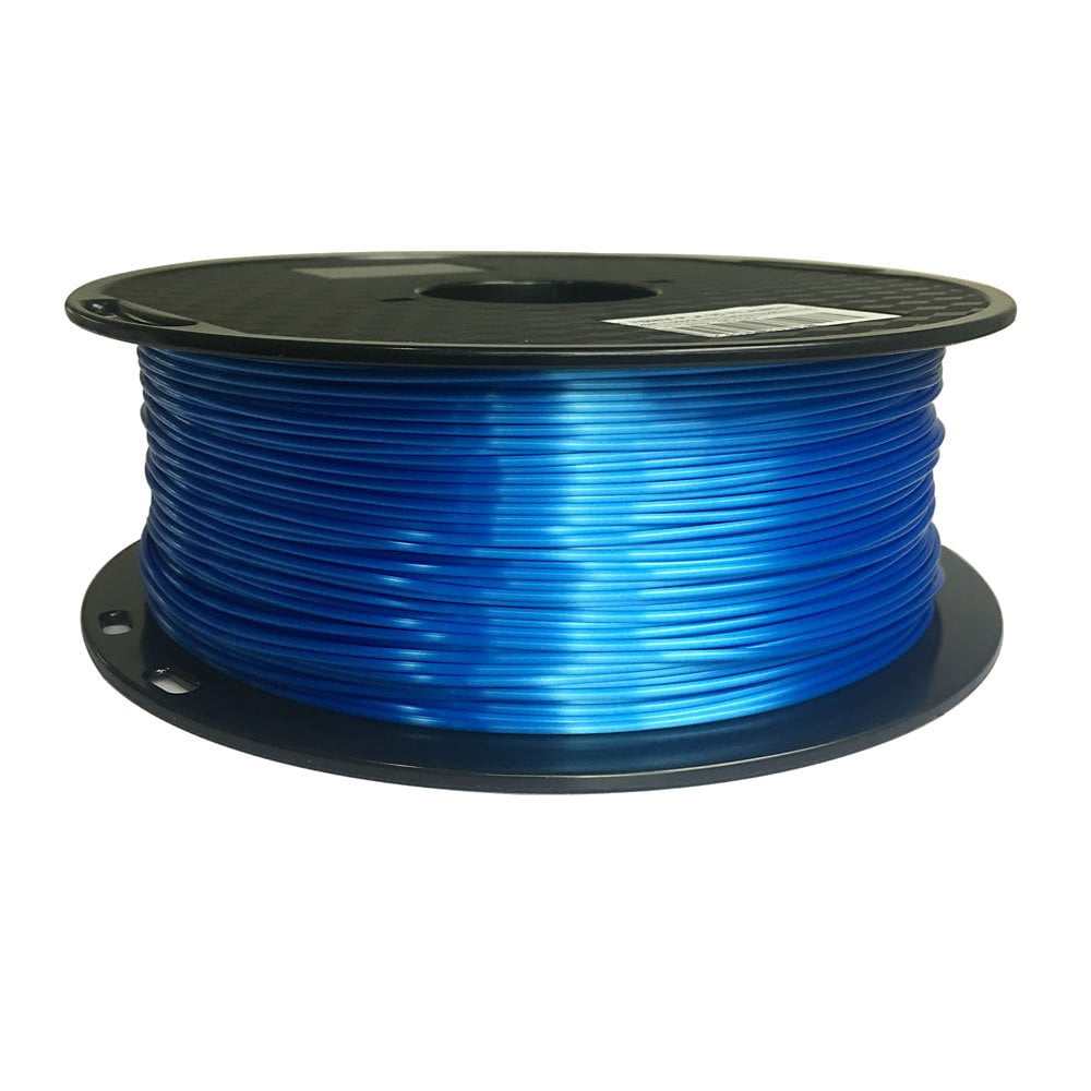 Silk PLA Filament Sapphire Blue 1.75 mm 1KG 3D Printer Filament 2.2 LBS Spool FDM Silky Shiny Metal Metallic Blue