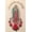 with Words, variant on CF3729 Virgin Mary (Quadalupe) Christening Baptism Embroidered Iron On Patch (4.75"x2.5", without Words)