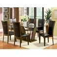 thumbnail image 4 of Furniture of America Longbotton Upholstered Dining Chairs - Set of 2, Black, 4 of 7