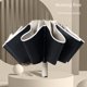 thumbnail image 1 of Paraguas automático, sombrilla invertida, sombrilla protectora solar para mujer, sombrilla para sol y lluvia, de doble uso, estilo retro, grande, con protección UV para hombres, 1 of 5