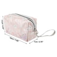 thumbnail image 2 of Unique Bargains 1 Pc Women Portable Rabbit Sequin Makeup Bag for Travel Vacation Wedding PU Pink, 2 of 3