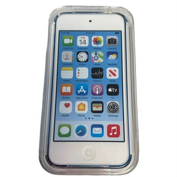 Pre-Owned Apple iPod Touch 7th Gen 32GB Blue | MP3 Audio Video Player | Otterbox 1 YR CPS Warranty