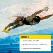 FINIS Zoomers Gold G Swimming Fins (Euro 44-45), Yellow