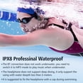thumbnail image 2 of headset,Bone Conduction Ipx8 Open-ear Bt Headset Waterproof Open-ear Bt Conduction Ipx8 Waterproof Black, 2 of 6