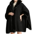 thumbnail image 7 of YueHuiYing Faux Fur Shawl and Wraps for Weddings Faux Fur Coat Women Luxury Evening Dresses Fluffy Cape for Women, 7 of 7