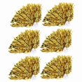 thumbnail image 1 of Lot de 6 pompons de pom-pom girl, accessoires de danse et de sport (dorés), 1 of 4