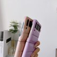 thumbnail image 3 of Down Jacket Phone Case Compatible With Samsung Galaxy Z Flip 4, Pc Frame+ Pu Leather Protective Cover, 3 of 4