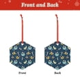 thumbnail image 2 of Sikiie Space Sleeping Panda Acrylic Christmas Ornament Pendant Christmas Ornaments Hanging Ornament for Christmas Winter New Year Party -Hexagon, 2 of 7