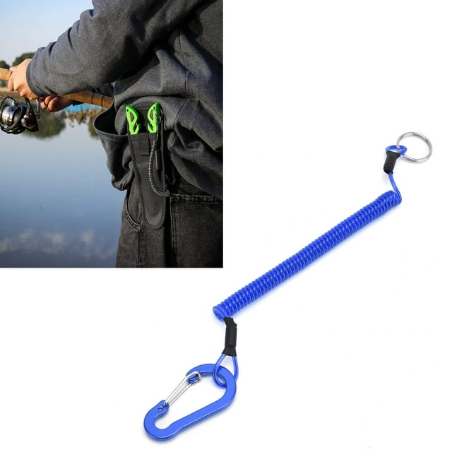 Cordón en Espiral de Seguridad retráctil, Cordones de Pesca Flexibles, Cordón en Espiral a Prueba de Robo, Llavero, Cuerdas de Pesca de Seguridad, Herramientas de Navegación