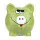thumbnail image 1 of Hucha de cerdito sonriente Tomfeel, caja de dinero de cerámica, cerdo de dibujos animados, muebles p Tomfeel Verde, 1 of 7