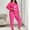 Hot Pink1, variant on YTCAMLO Oversized Pajama Sets for Women 2 Piece Casual Long Sleeve Pjs with Pants Soft Lounge Sets Funny Valentines Printed Sleepwear, Multicolor XL