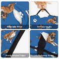 thumbnail image 6 of Boxer and Dog Paw Print Blue Pattern Teens Toddler Nap Mat with Pillow, Sleeping Mat Bag for Preschool Daycare 50"x20", 6 of 6