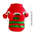 thumbnail image 3 of Puppy Christmas Sweaters for Small Dogs Girl Boy Winter Knitwear Clothes Small Dog Cute Sweater Cat Lightweight Outfits Sweater Yorkie Teacup Birthday Holiday Dog Clothes, 3 of 6