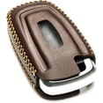 thumbnail image 4 of Vitodeco Genuine Leather Smart Key Fob Case Compatible with Lincoln Aviator, Lincoln Corsair, Lincoln Nautilus, Lincoln Navigator (5-Button, Brown), 4 of 6