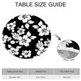 thumbnail image 6 of Pioneer Flower Floral Print Pattern Round Fitted Tablecloth with Elastic Edge,Dining Table Cover Waterproof,Outdoor Round Tablecloth for Camping,Dining,Indoor and Outdoor, 6 of 7