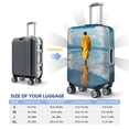 thumbnail image 4 of Fuzoiu Monk Walking On Water Print Suitcase Cover,Washable Luggage Covers for Suitcase,Elastic Luggage Protector Cover,Scratch Resistant Travel Suitcase Covers-Large, 4 of 7