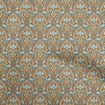 thumbnail image 1 of oneOone Viscose Chiffon Dark Mustard Fabric Asian Block Craft Projects Decor Fabric Printed By The Yard 42 Inch Wide, 1 of 4