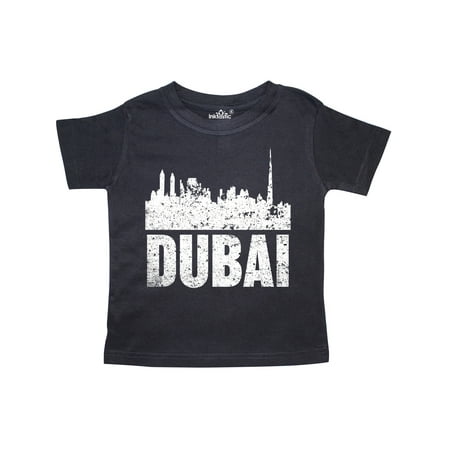 

Inktastic Dubai City Skyline with Grunge Gift Toddler Boy or Toddler Girl T-Shirt